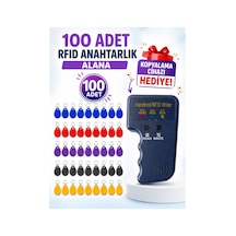 Sr-602 R Yazılabilir Kopyalanabilir 125 Khz Proximity Anahtarlık Keyfob Karışık Renkler 100 Adet