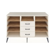 Kronos Konsol 7 Raflı 3 Çekmeceli 132x59x83 Aytaşı-çam/aytaşı Çam/aytaşı