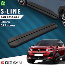 S-dizayn Citroen E-c5 Aircross Elektrikli S-line Siyah Yan Basamak 193 Cm 2024 Üzeri A+ Kalite