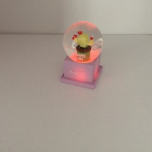 Sunny Day Renkli Is Iklı Kar Küre Mini Lila Renk