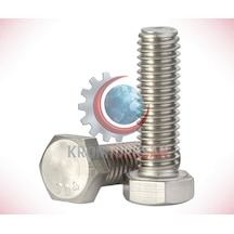 Kromtürksan - Paslanmaz Altıköşe Cıvata M12x50 - Adet 12 x 50 MM