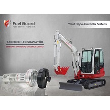 Takeuchi Ekskavatör-Kepçe Yakıt Depo Koruma Cihazı