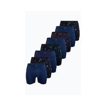 Malabadi Erkek Desenli 8 Li Premium Collection Modal Uzun Boxer 8m250 DESENLİ