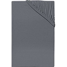 Tek Kişilik 100x200 Lastikli Çarşaf Ve Yastık Kılıfı Gri Yıldız Desenli