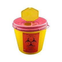 İğne Ucu Atık Kutusu 5 Lt 50 Adet
