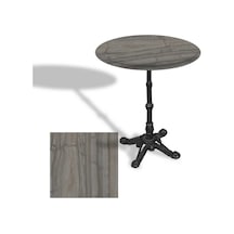 Çipa 1002 Döküm Ayak Yuvarlak Masa Çap 80cm - Werzalit, Wermodin Ve Allzalit Tabla - Magma Çok Renkli