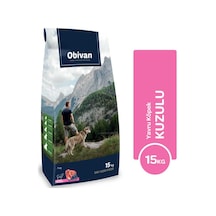 Obivan Kuzu Etli Ve Yaban Mersinli Yavru Köpek Maması 15 Kg