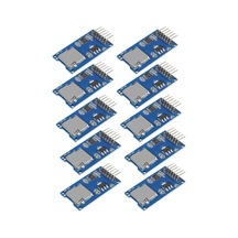 Tr 10 Adet Mini Tf Kart Adater Okuyucu Modülü 6pin Micro Sd Bellek Depolama Ayrılma Kartı Mikro Spı Arayüz Sürüc
