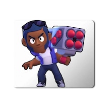Rawl Stars Brawlers Brock Mouse Pad Mousepad