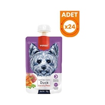 Wanpy Ördek Havuç Köpek Et Ezmesi 90 Gr X 24