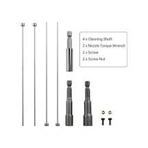 Didadodo 3d Yazıcı Nozul Temizleme Seti - M7/m8 Dişli Nozullar İçin 4 Temizleme Çubuğu Ve Anahtarı, Anahtarsız