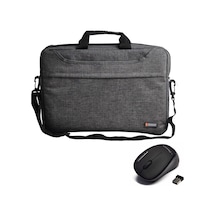 Classone Tl2564 15.6"Notebook El Çantası-Gri + Kablosuz Mouse