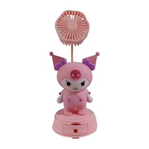 Kuromi Temalı Masa Üstü Vantilatör lik Eşya Pembe Renk