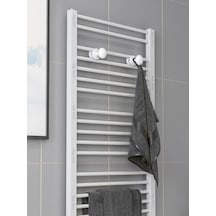 Radyatör Askısı, Banyo Askısı, Bornoz Askısı, Kolay Kurulum, Havlu Kıyafet Askısı, Banyo Kurutmalık Beyaz Siyah