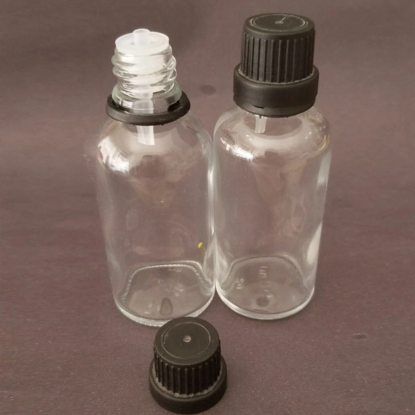 50ml Şeffaf, İçten Damlalıklı Kapak, 12 Adet Siyah Damlatmalı Kapak, Esans Şişesi, Boş Şişe, Aroma Şişesi