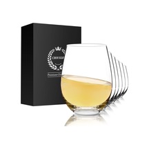 Tr Sapsız Şarap Kadehi 6'li Set, El Üflemeli Premium Kristal Kırmızı Şarap Veya Beyaz Şarap Kadehi 18 Oz - Zanaa Diğer