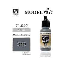 17 Ml. Sea Grey Model Air Serisi Maket Boyası, Vallejo 71049 Standart
