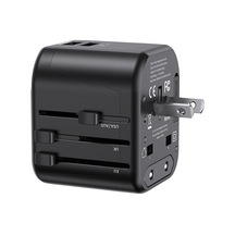 Usams Us-cc173 T55 12w Evrensel Çoklu Fişli Seyahat Şarj Cihazı Siyah
