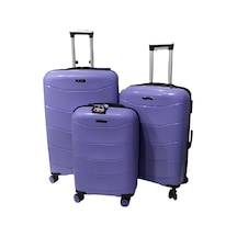 Abs 4 Tekerlekli Kırılmaz Bavul Set Yerli Üretim 001