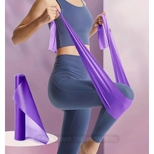 Mudanis Pilates Lastiği Geniş Mor