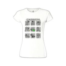 Camerasutra Beyaz Kadın Tshirt 001