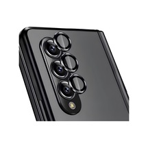 Ennar Samsung Uyumlu Galaxy Z Fold 6 Metal Çerçeveli Kamera Koruyucu Lens Siyah