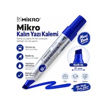 Kesik Uç Mavi Markör Kalem 10 Mm