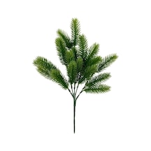 Nettenevime Yapay Çiçek Ponpon Çam Garnitür Aradal Dekoratif Yapay Bitki 30cm Çok Renkli