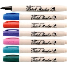 Artline Supreme Brush Marker Fırça Uçlu Kalem 7 Renk