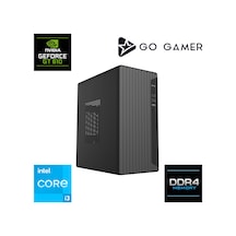 Go Gamer E57 i3-12100F 16 GB 512 GB SSD GT610 Free Dos Oem Paket Masaüstü Oyuncu Bilgisayarı