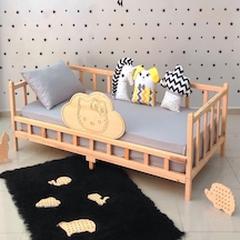 Markaawm Markaawm Montessori Yatak 90X190 Kity Çocuk Ve Bebek Karyola Akçaağaç