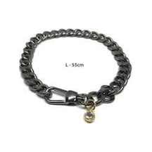 Köpek Boyun Zinciri Kolye Siyah Medium 35 Cm