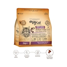 Mycat Az Tahıllı Somon Balıklı Diyet & Kısırlaştırılmış Yetişkin Kedi Maması 2 KG