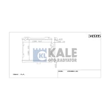 Kale Oto Radyatör 345985 Radyatör Mekanik L200 90-