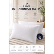 Conzaliza 2 Adet Silikon Yastık Mikrofiber Dış Yüzey Diğer