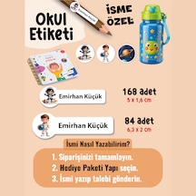 Okul Etiketi Kalem Defter Etiketi Astrox Özel İsim Yazılabilen Etiket - 252adet