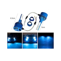 Autogp H1 Led Xenon Far Aydınlatma Seti Şimşek Etkili Deli Mavi Glv 30.000k