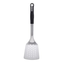 MasterPro 4859 Foodies Collection serisi Paslanmaz Çelik Oluklu Spatula,33,6x9,5x4,6 cm,PBT materyal