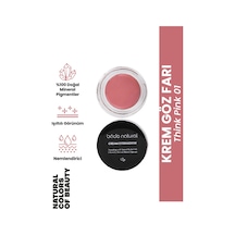 Bade Natural Krem Göz Farı 01 Think Pink