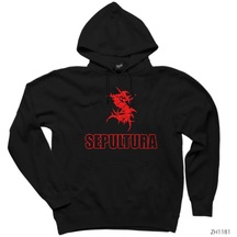 Sepultura Siyah Kapşonlu Sweatshirt Hoodie