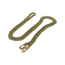 Çift Halkalı Çanta Askı Zinciri 120cm Light Gold