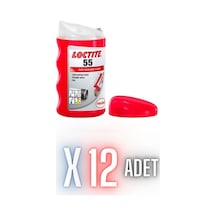 LOCTİTE 55 - 160MT | BORU DİŞLİ SIZDIRMAZLIK | SİLİKON İP               12 ADET