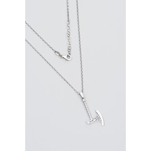 Savaş Baltası Figürlü Erkek Gümüş Kolye Savaş Baltası Figürlü Erkek Gümüş Kolye