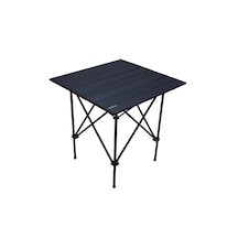 Katlanır Boyalı Alüminyum Kamp Masası Out-2060 Siyah