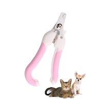 Çelik Uçlu Pembe Kedi Köpek Büyük Tırnak Makası Cin312pm