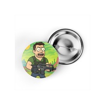 Chris Redfield - 44 Mm İğneli Çanta Rozeti - 5 Adet Diğer