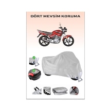 Kuba Xr 125 İçin Arka Çanta Ve Kilit Uyumlu Gri Motosiklet Branda, Güvenli