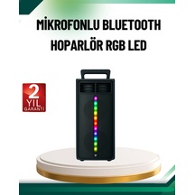 Zenvia Şarjlı Işıklı Bluetooth Hoparlör Usb, Aux, Tf Kart Ve Radyo Destekli Znv2026
