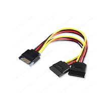 15 Pin Sata Power Çoklayıcı Y Bakır Kablo