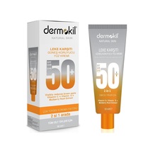 Dermokil Spf 50+ Leke Karşıtı Güneş Koruyucu Yüz Kremi 50 Ml Sku: Smg8690010472410 Açık Bej